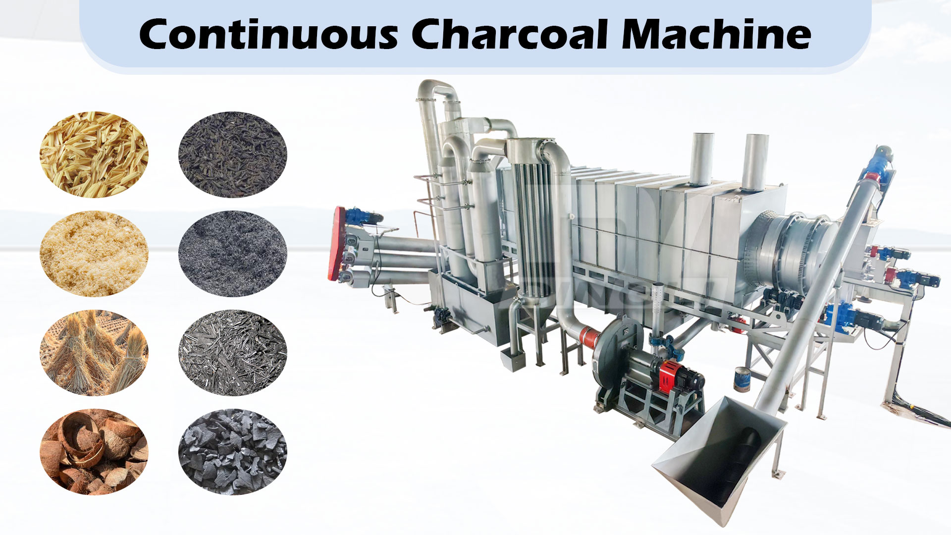 Modern carbonization machine helps achieve carbon neutrality goals