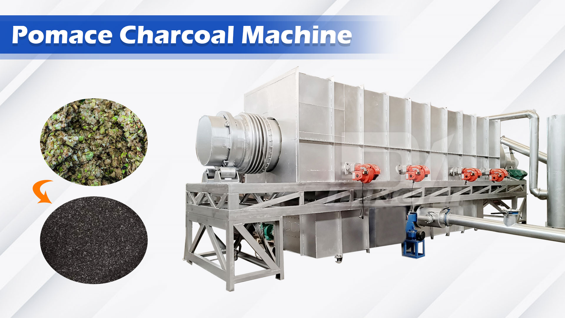 Dingli carbonization machine efficiently purifies waste gas