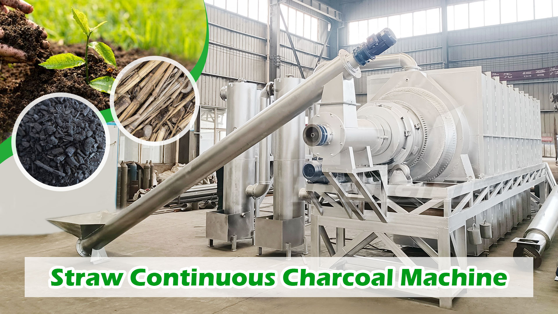 Standardized Straw Charcoal Production