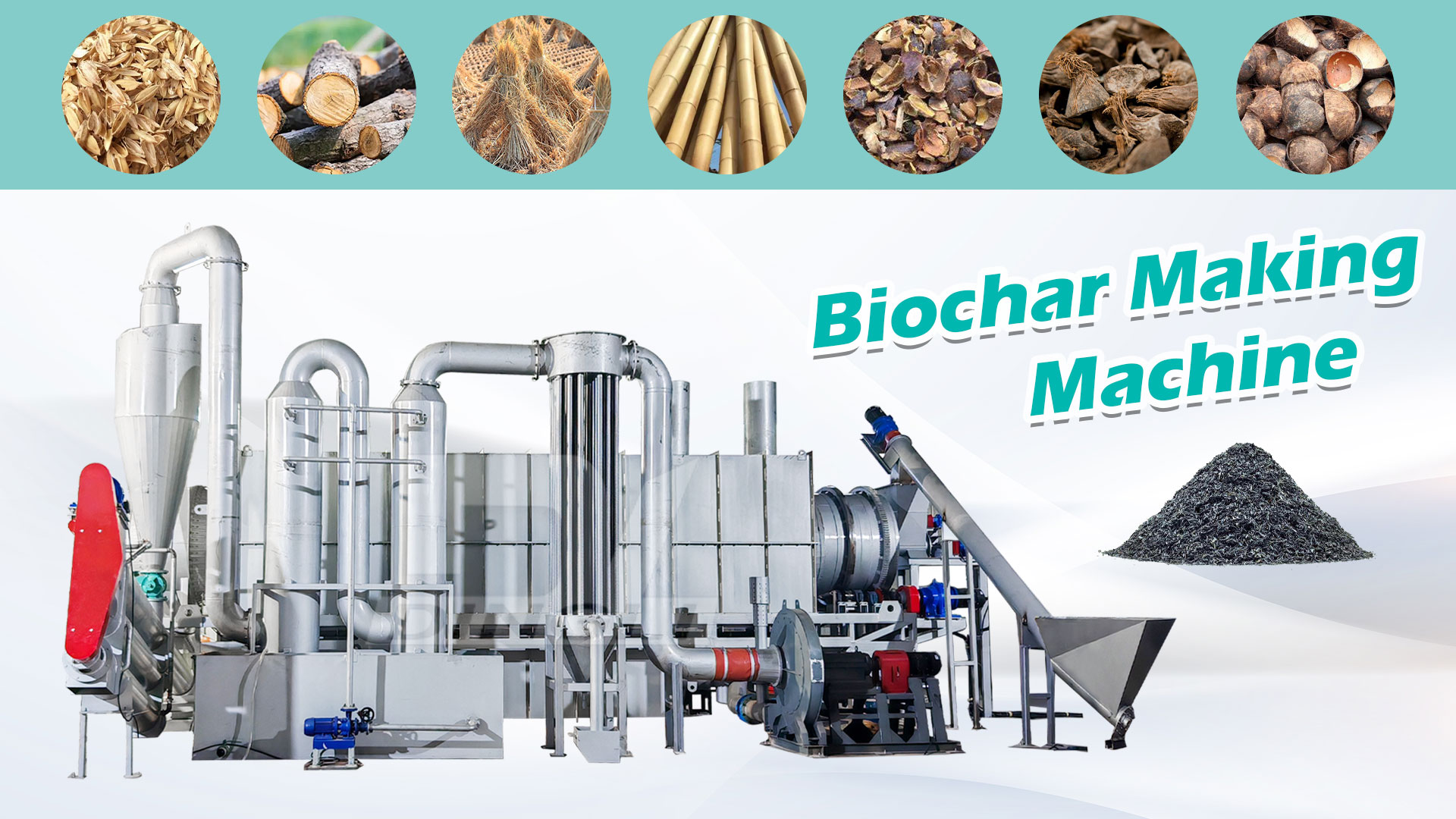 Straw carbonization machines are key equipment for resource utilization