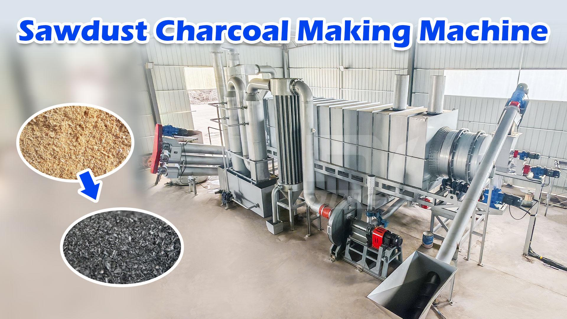 Sawdust Carbonizers Transform Waste into High-Performance Biochar