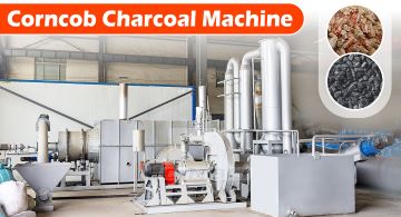 How a Carbonization Machine Helps Transform Corn Cobs into Charcoal