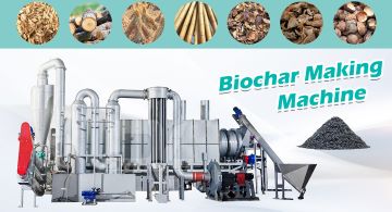 Sustainable bamboo carbonization machine