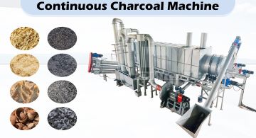 Coffee Grounds Carbonization Machine for Circular Economy