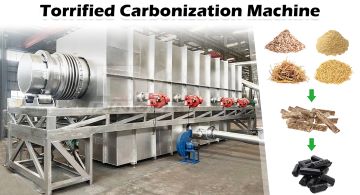 The industrial application value of biomass pellet torrefaction and carbonization machines is contin
