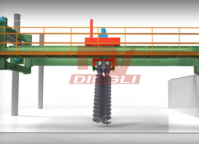 Organic Fertilizer Double Spiral Turning Machine